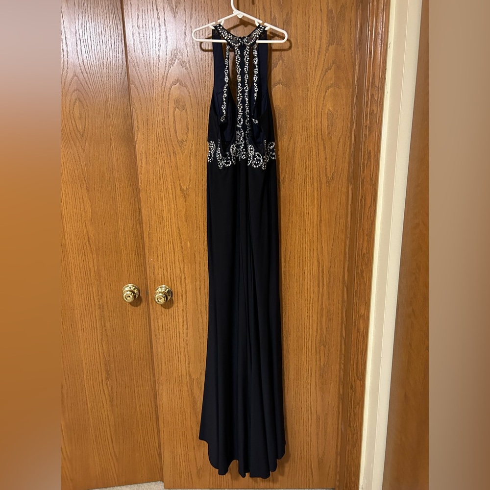 Midnight blue prom dress, size 11
